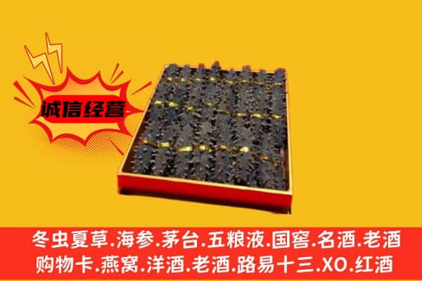 枣庄市滕州回收海参